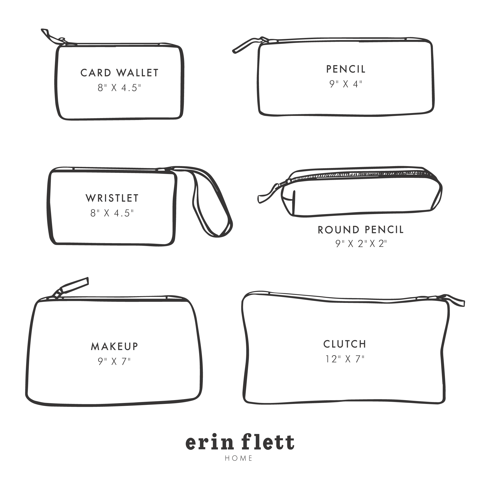Erin Flett - Wholesale Clutch Bag - Women's - Berry Velvet Zipper Bag0