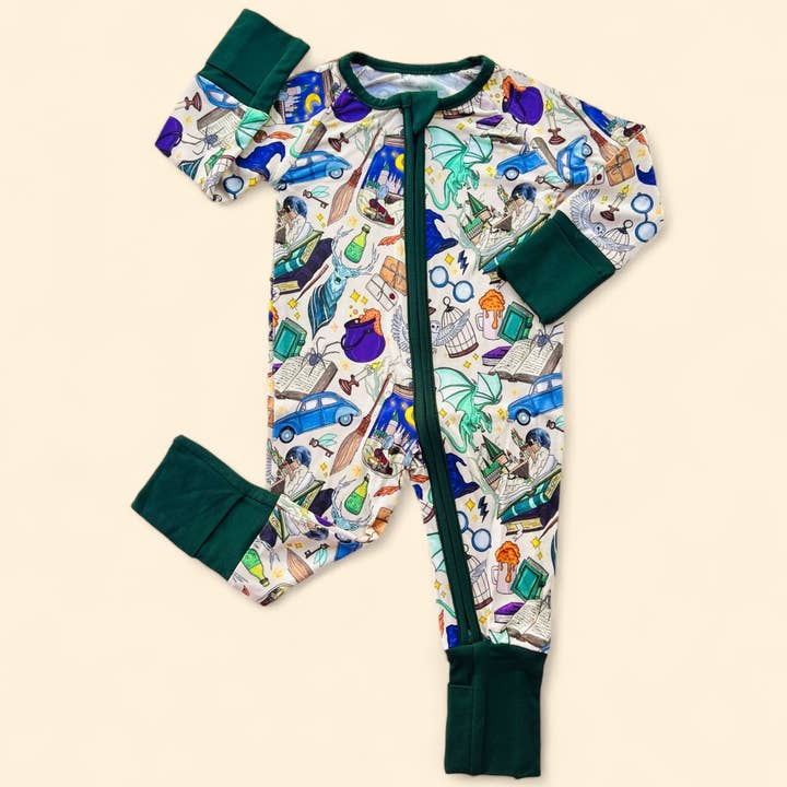 Harry 1 bamboo zippy convertible romper for wholesale by CEDDY & RIA