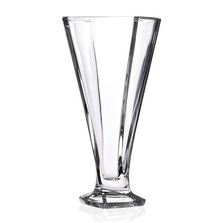 Diamante Quadro Vase 28 Cm Made From Premium Lead-free Crys for wholesale by DIAMANTE