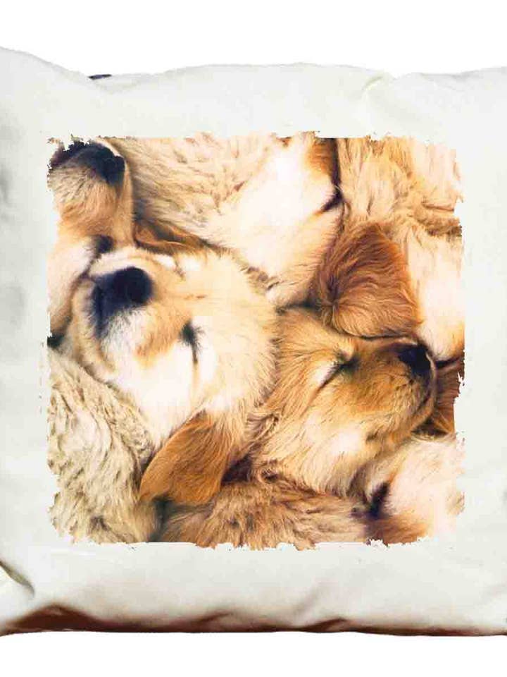 Coussin décoratif petits chiens pour la vente par DB GROUP SRL