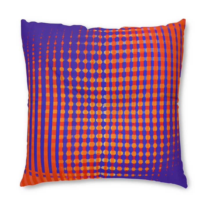 Fritz Finwee - square floor pillow for wholesale by Velvet Rust