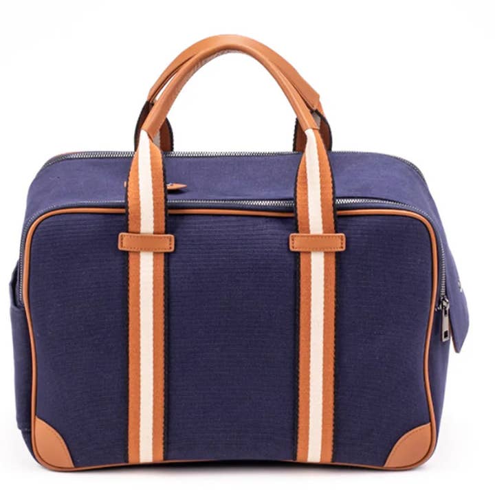 Caravan Home - Wholesale Pet Carrier - Cat/Dog - Madeline Dog Carrier - Blue/Brown1