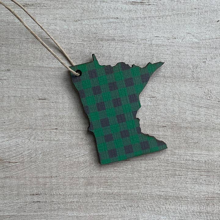 Juniper & Spruce - Vente Objets de décoration - Ornement à carreaux Buffalo du Minnesota2