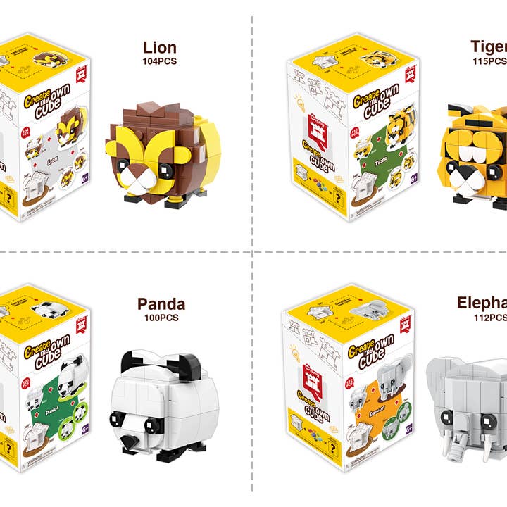 Sluban North America - Wholesale Building Set - Kids - Animal Building Block Sets - In case pack- 12 units 1