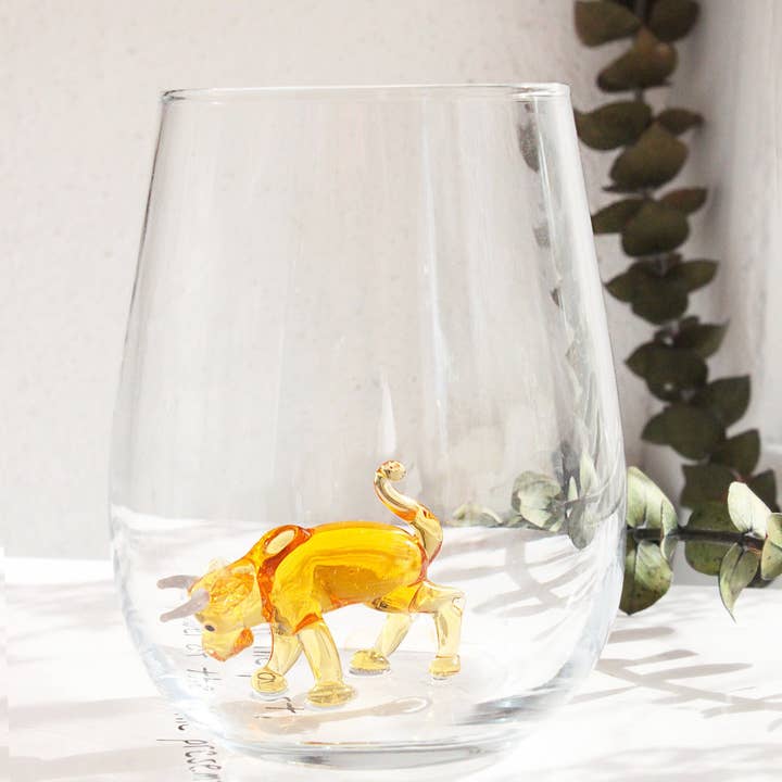 Adamodart - Wholesale Wine Glass - Spanish bull drink glass , stemless wine glass, water cup,