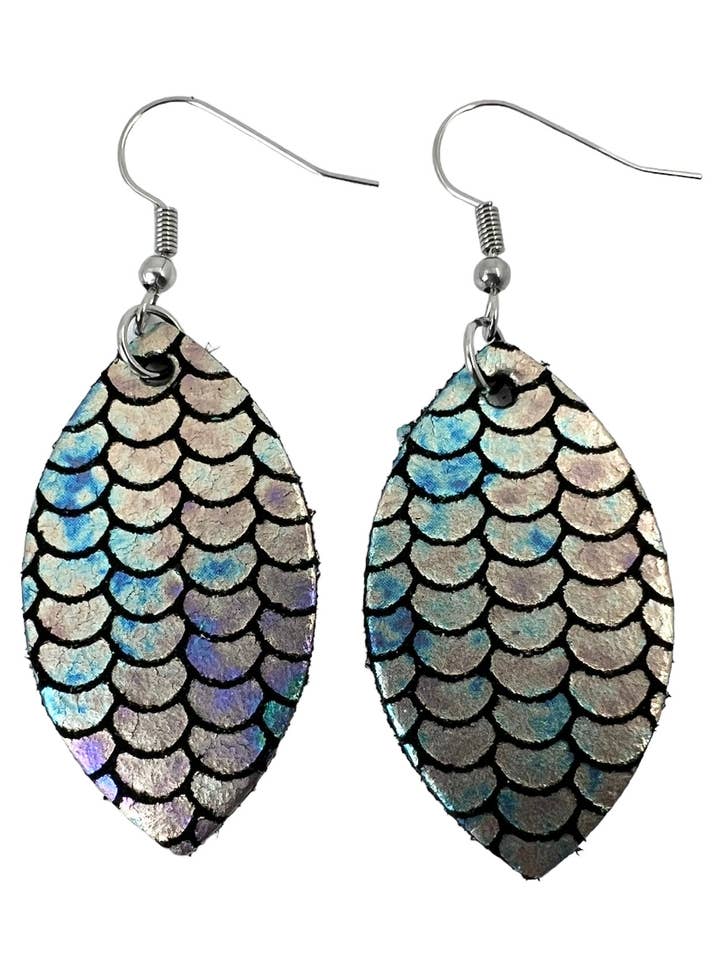 Mermaid Leaf Earrings for wholesale by Comer Teng Studio