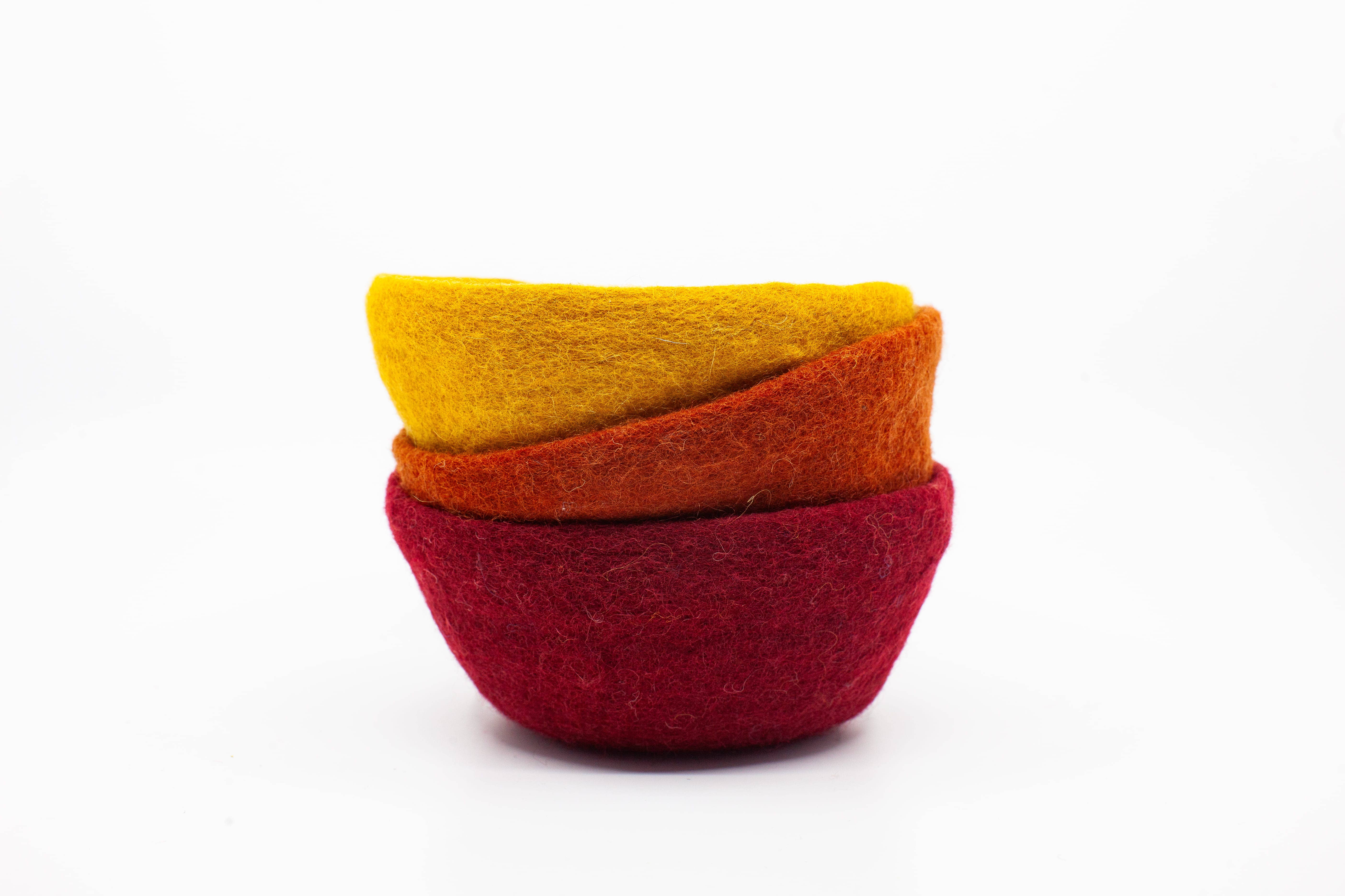 Fibres of Life - Wool & Felt - Wholesale Decorative Plate/Dish/Bowl - Felt Bowl - Small | Wool Felt Bowl | Catchall Felt Decor20