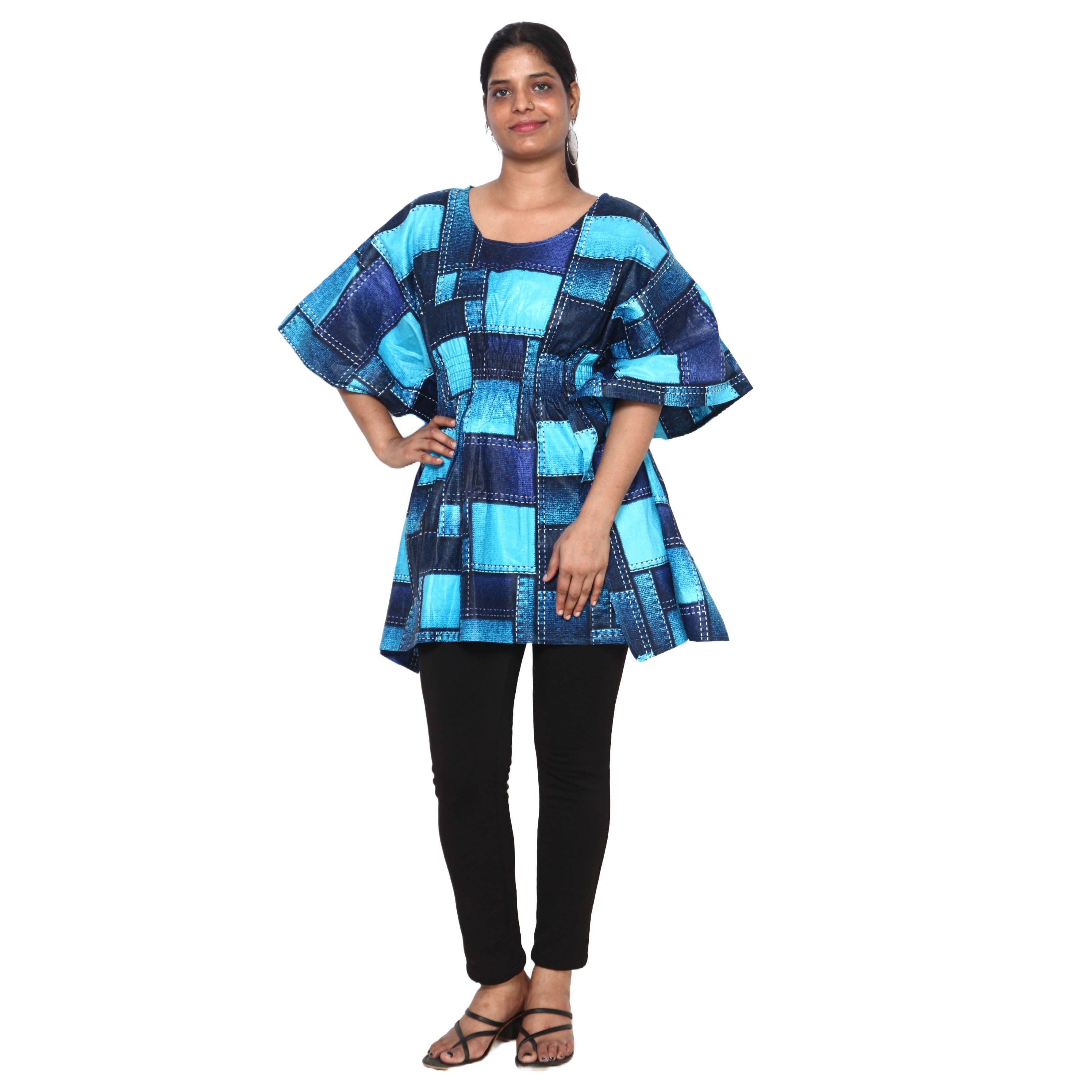 African Stars - Wholesale Kaftan - Women's - Women's Half Kaftan With Elastic Waist -- FI-P149