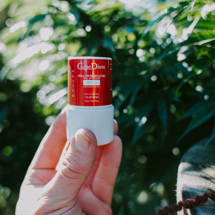 Carpe Diem CBD - Wholesale CBD Cream/Lotion - Relief CBD Gel Roll On - 1000mg Full Spectrum in 1oz