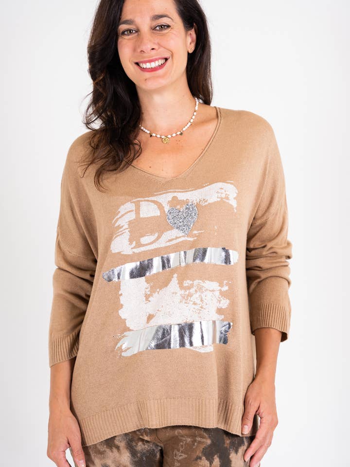 "D" Heart Sweater and other Purchase Wholesale heart sweater. Free Returns & Net 60 Terms on Faire trending on Faire.