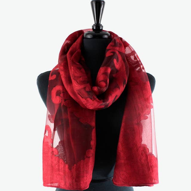 Pretty Persuasions – Großhandel Schal – Damen – JC19020 Durchsichtiger Schal/Schal „Shanghai Night Night“35