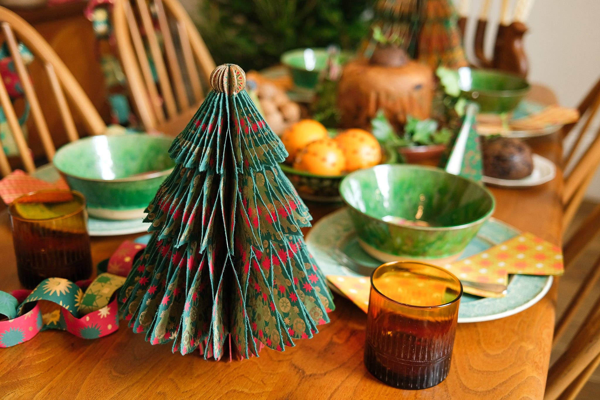 East End Press - Wholesale Christmas Decoration - Fir Tree Honeycomb24