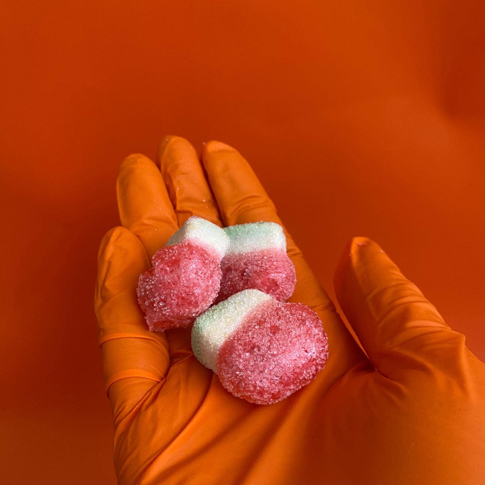 Freeze Dried Sweets - Wholesale Gummy - Mini Watermelon Slices 25g - Freeze Dried Sweets2