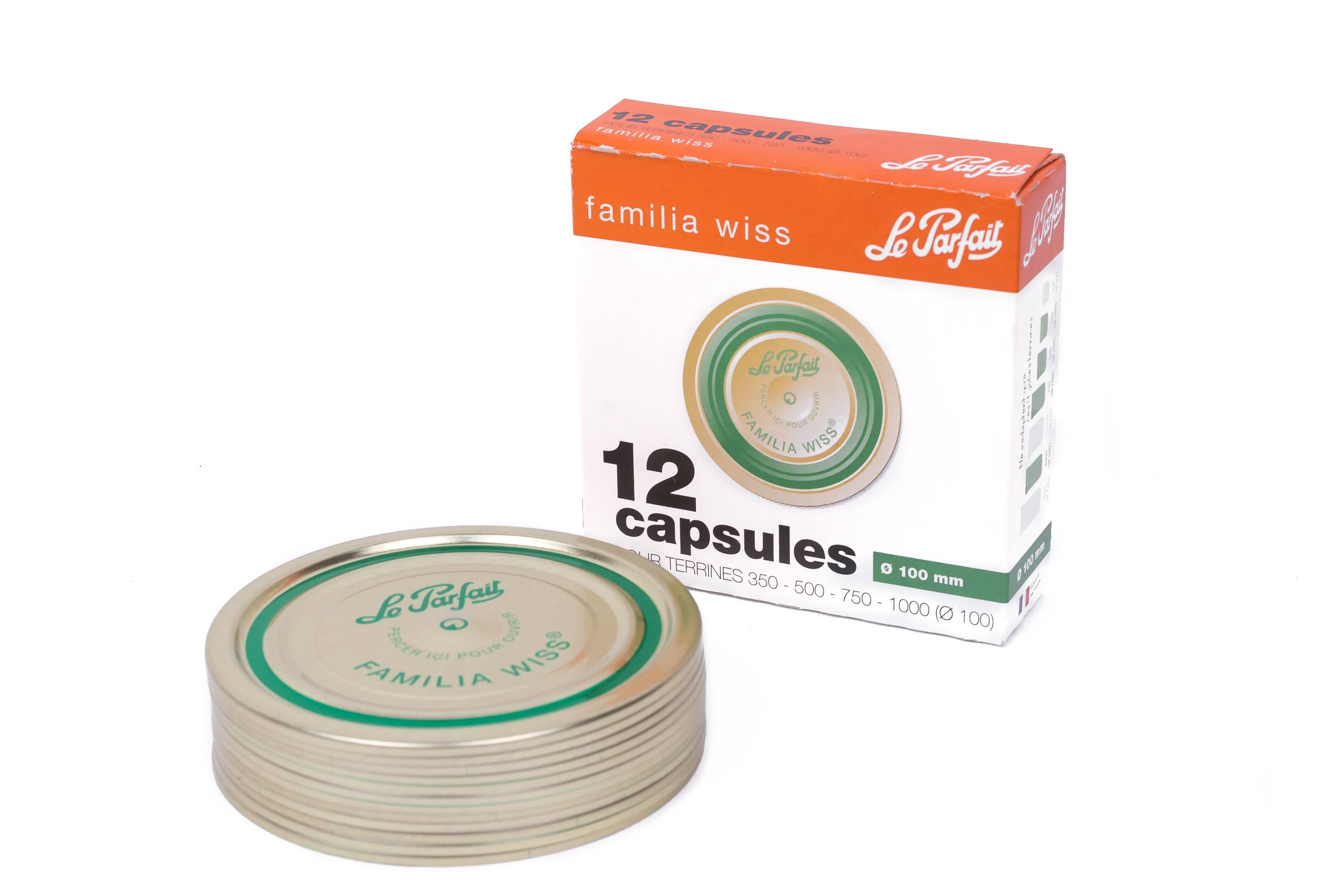 Le Parfait - Vente Pots - Bouchons d'étanchéité pour terrines et bocaux Familia Wiss1