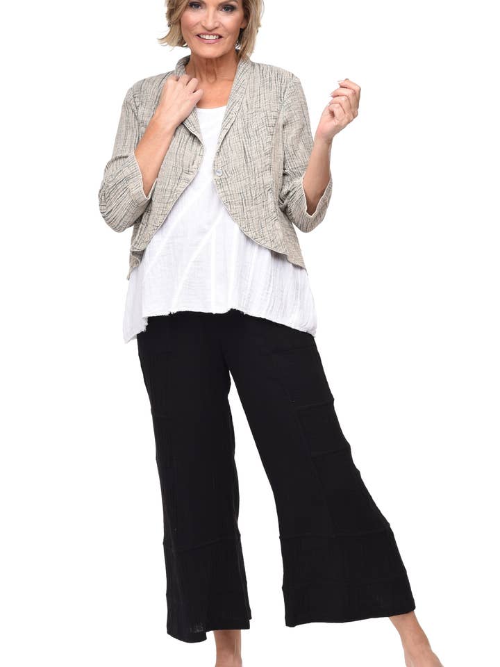 VCG102 Landon Jacket in Elephant* for wholesale by Tulip Clothing