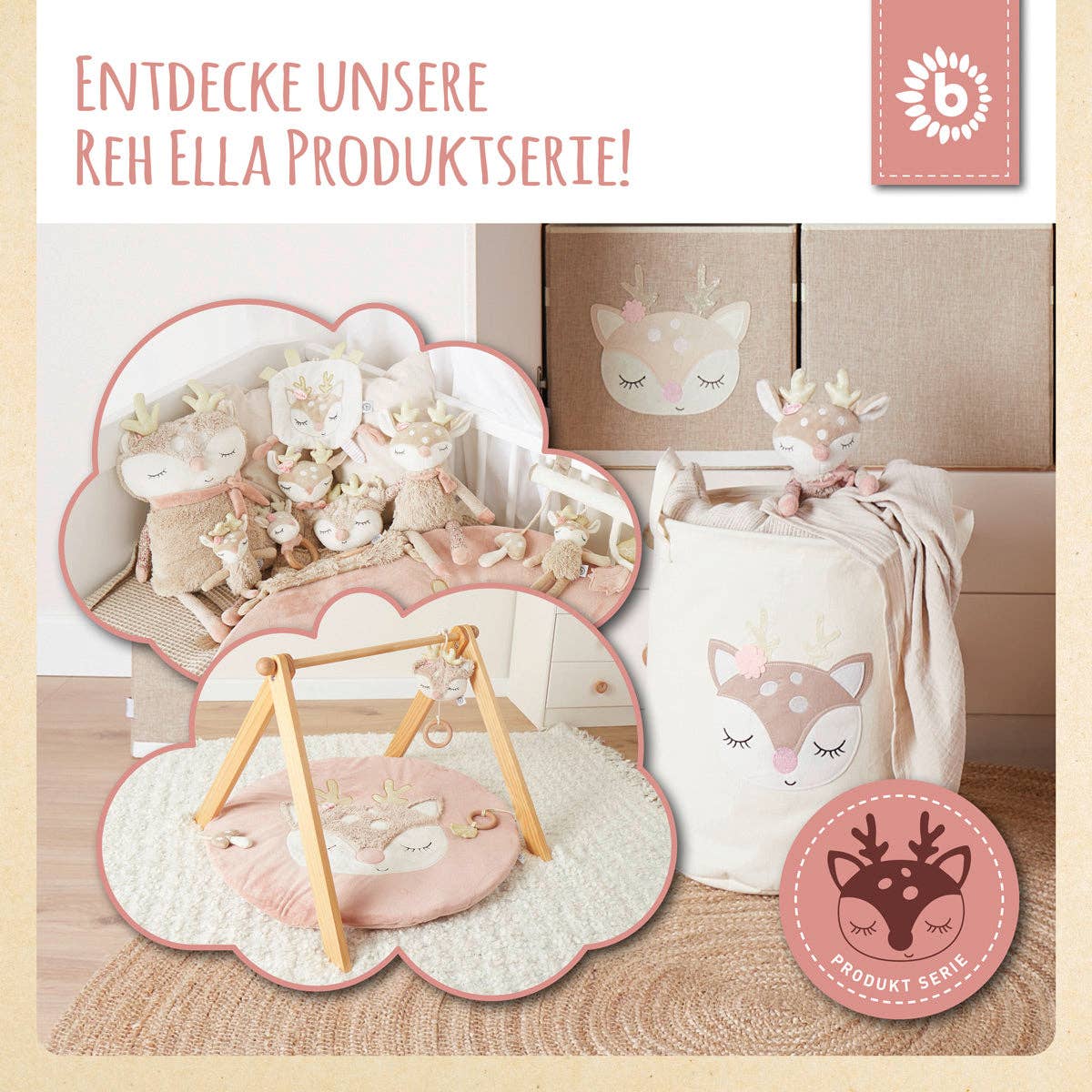 Bieco Spielwaren - Wholesale Toy Storage Box - Kids & Baby - Storage Box Deer Ella6