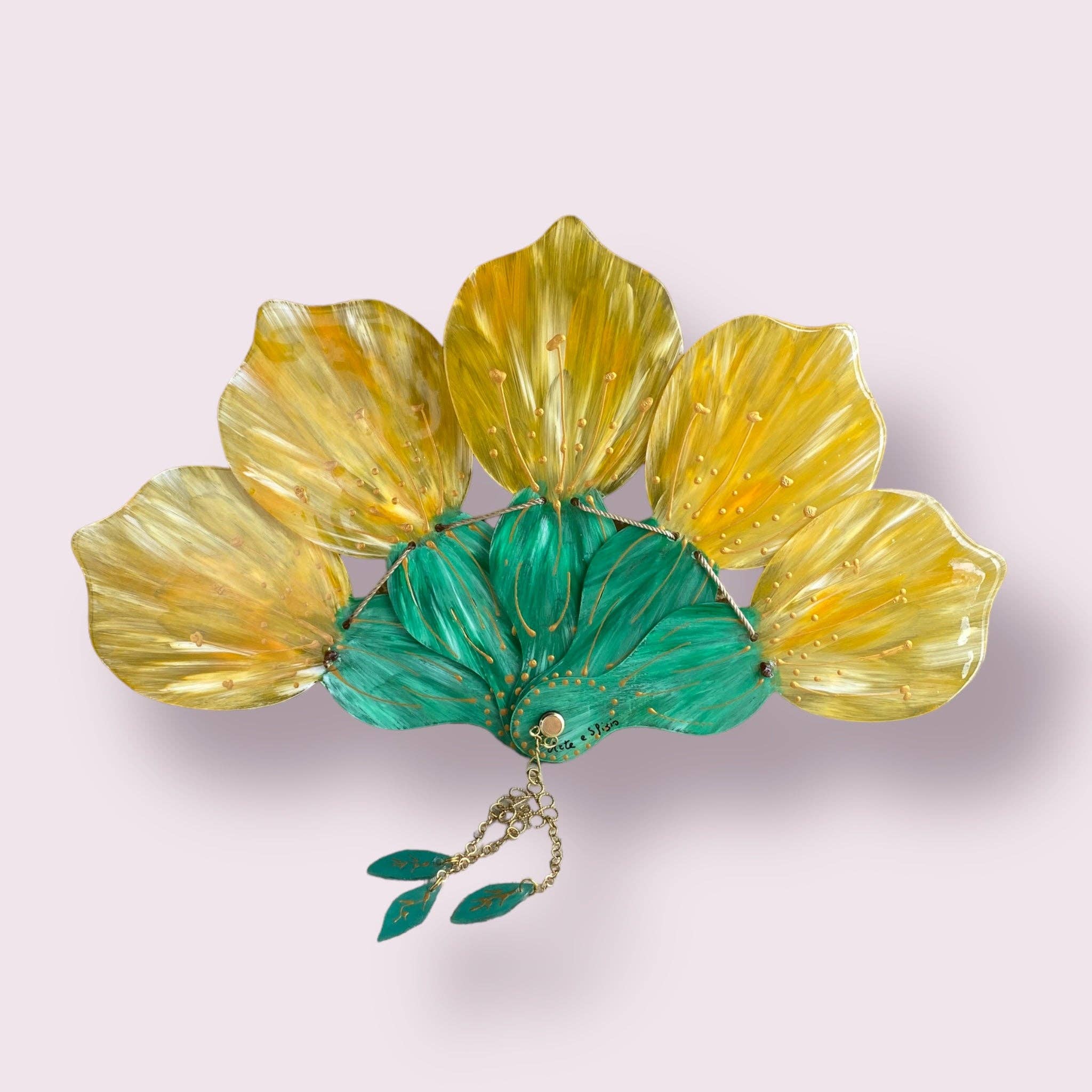 Arte e sfizio – Engroshandel Tilbehør til foldbar ventilator – Ventilator til håndtaske i plexiglas på 17 cm7