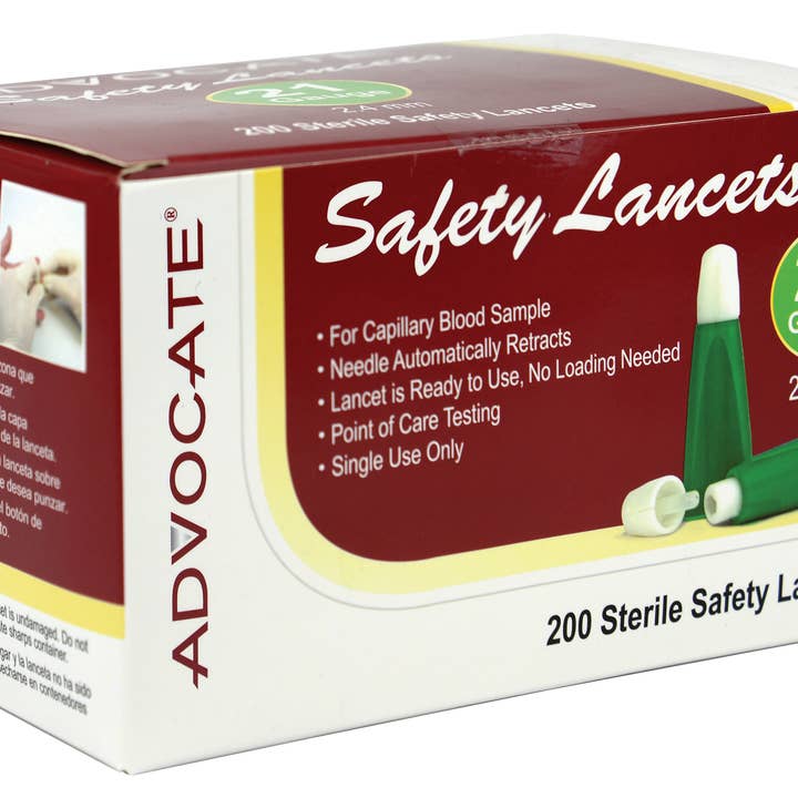 Advocate Safety Lancets for wholesale by Advocate