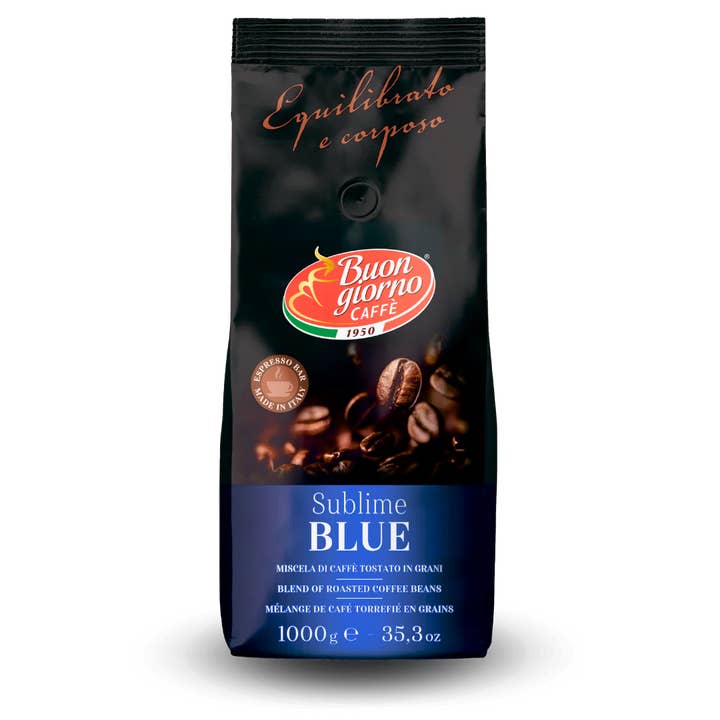Sublime Blue Coffee Beans 1kg for wholesale by Buongiorno Caffè