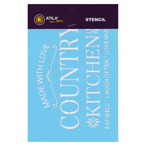 Country Kitchen Stencil 20X30Cm for wholesale by Atiladecor, Artesanato Lda