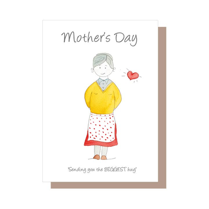 Día de la Madre, El Abrazo Más Grande - Tarjeta de felicitación Hecha en Irlanda para venta al por mayor de Irish Greeting Cards by Catherine Dunne