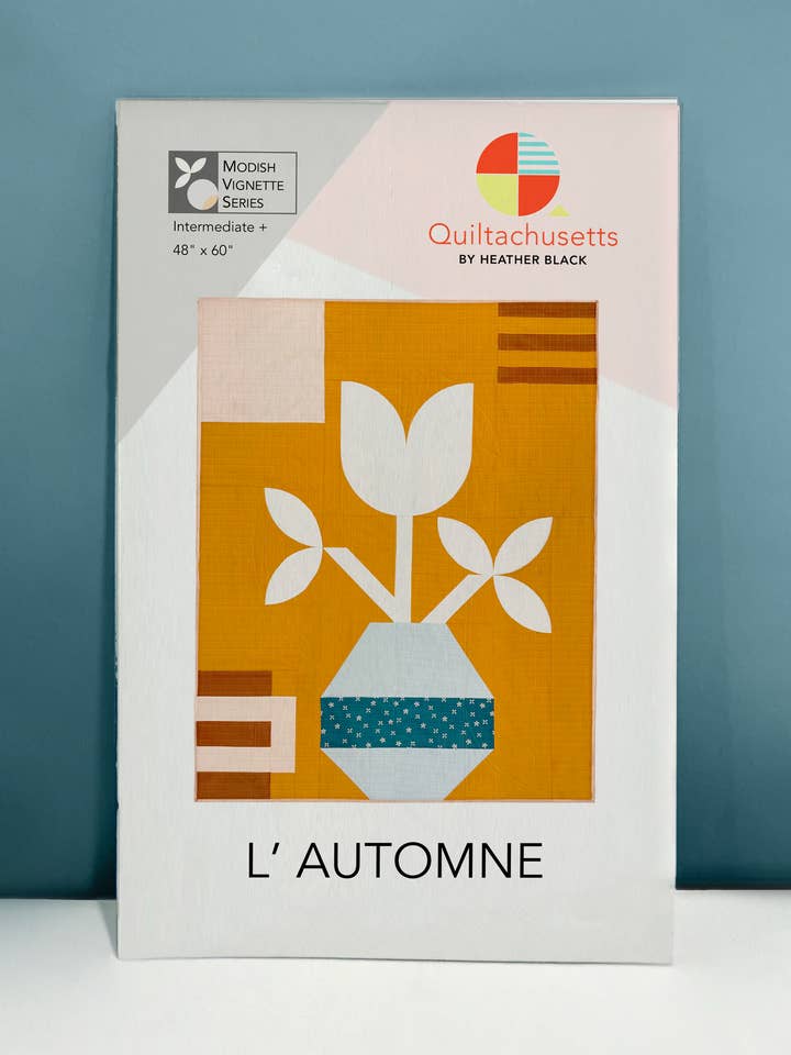 l'Automne Quilt Pattern for wholesale by Quiltachusetts