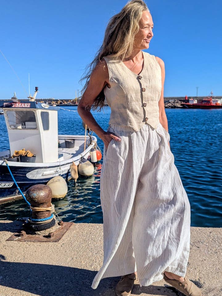 The Amara Trouser for wholesale by Hemp Horizon