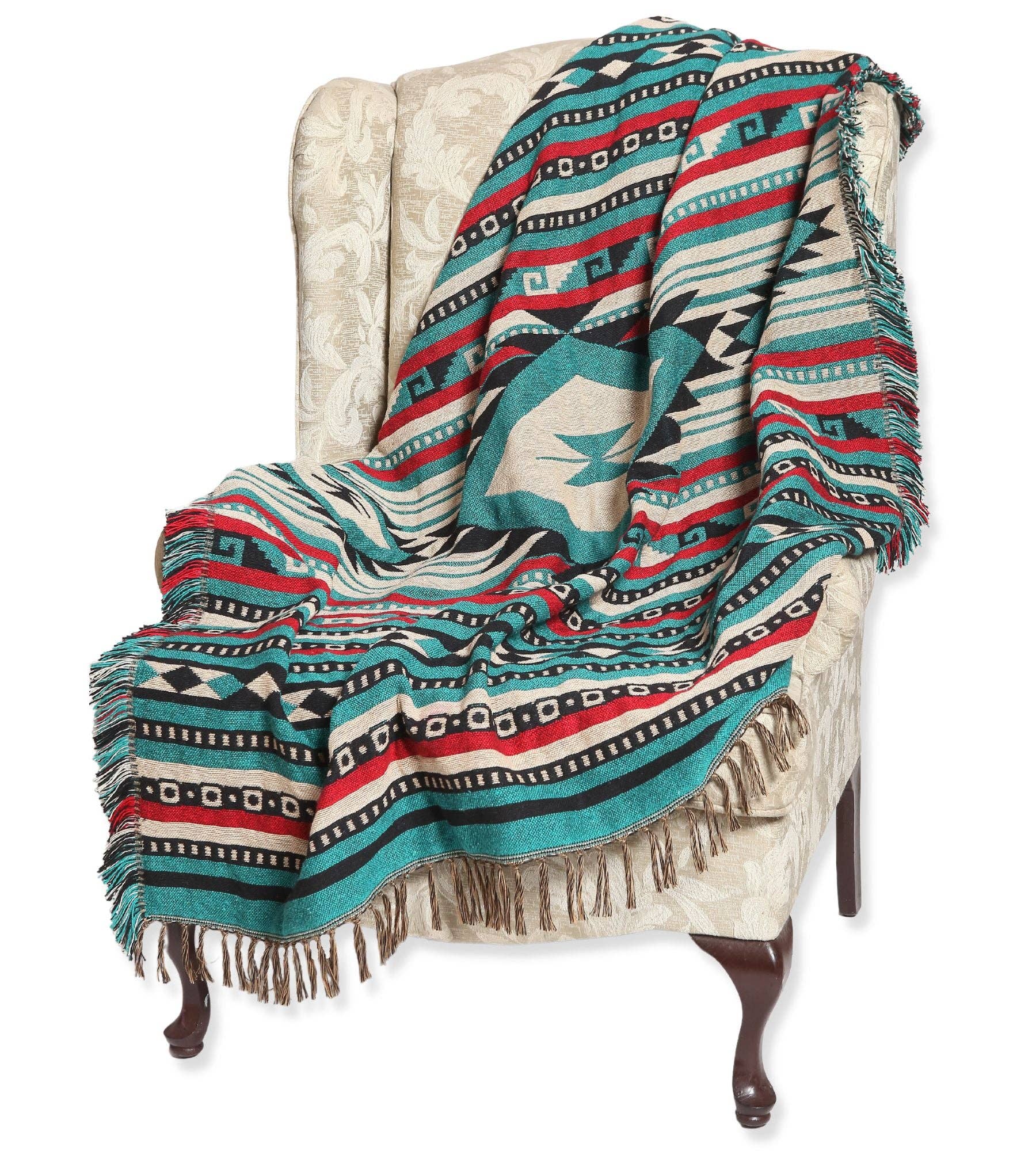 El Paso Saddleblanket – Großhandel Überwurfdecke – Plaid mit Akzent aus Baumwolle #13B1