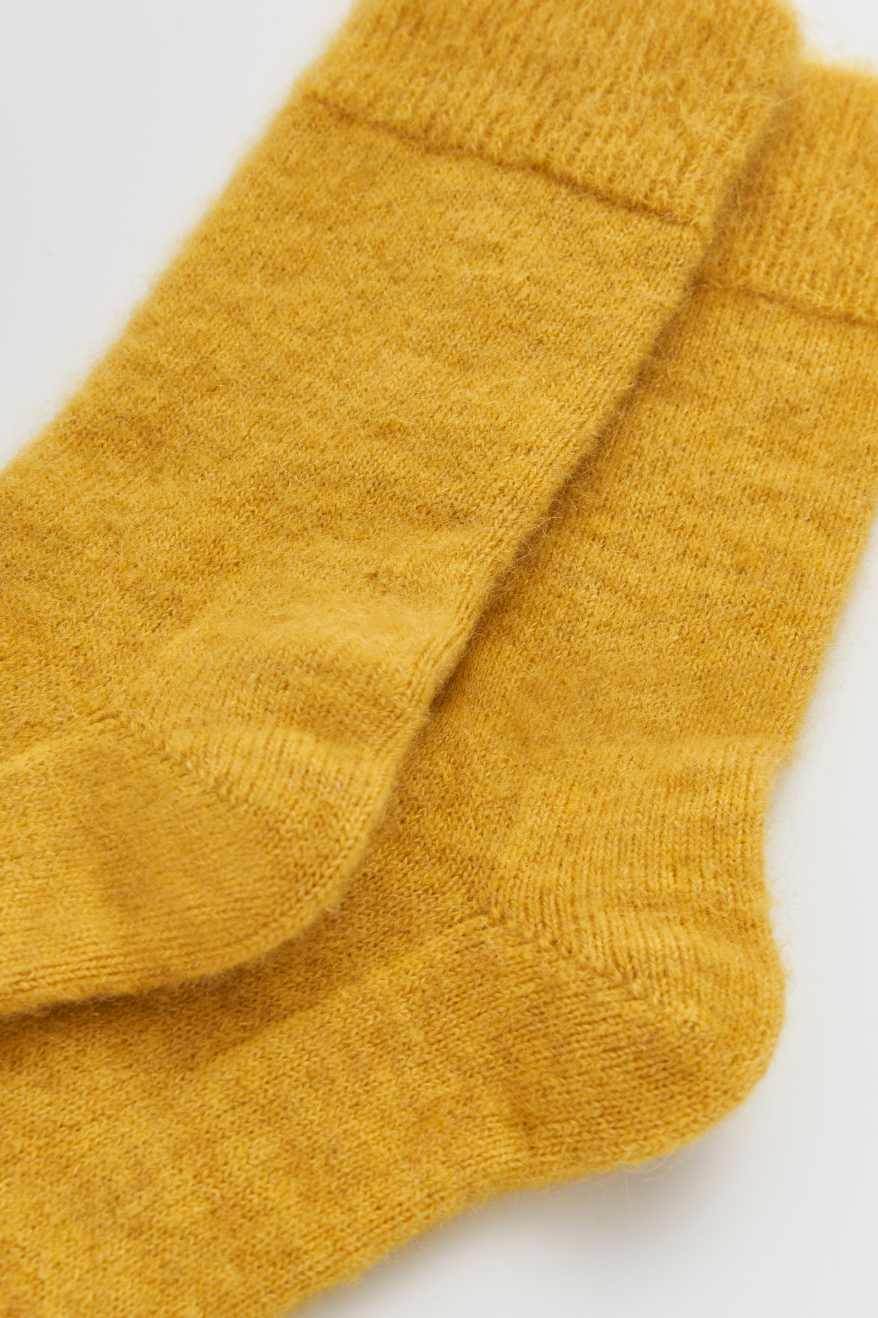 Dandelion Yellow Ultra Soft Alpaca Socks for wholesale on Faire1