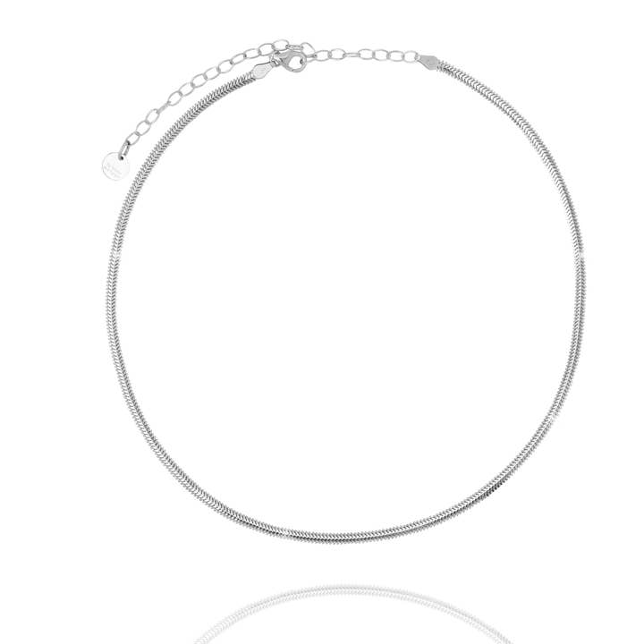 Hrygg Hálsfesti Fínleg - Ródio por atacado de bylovisa