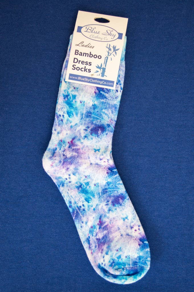 Blue Sky Clothing Co LLC – wholesale Socks – Women's – Ladies Bamboo Dress Socks, Assorted Prints10