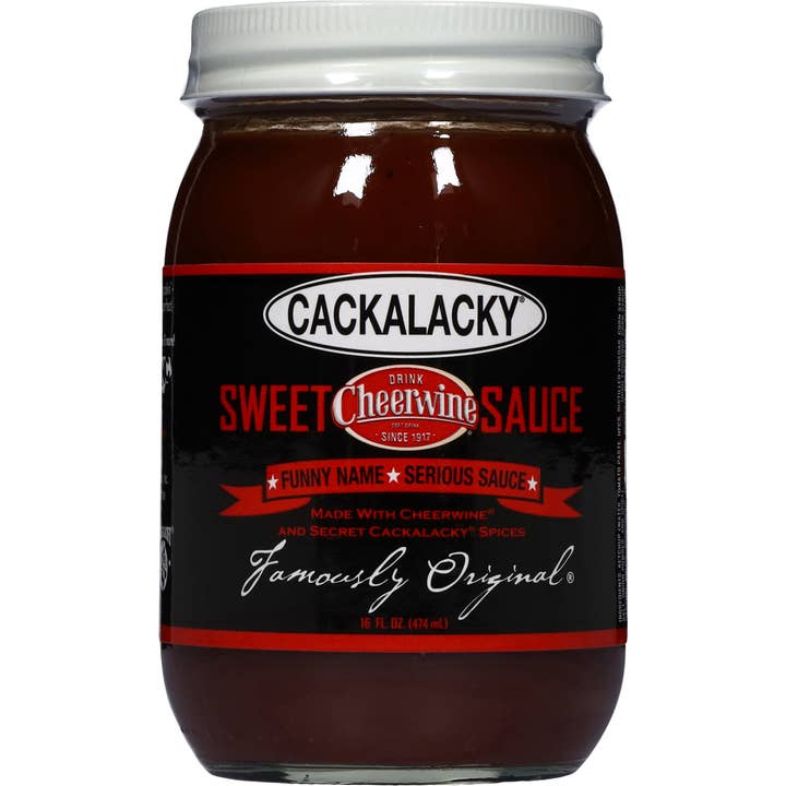 Sauce barbecue au cheerwine sucré Cackalacky pour la vente par Cheerwine