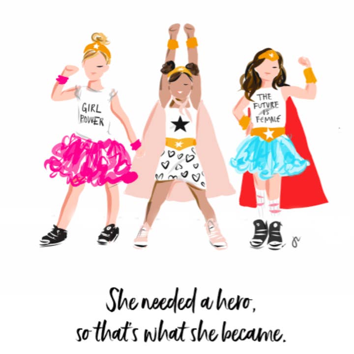 Hero Art Print for wholesale by Jennifer Vallez