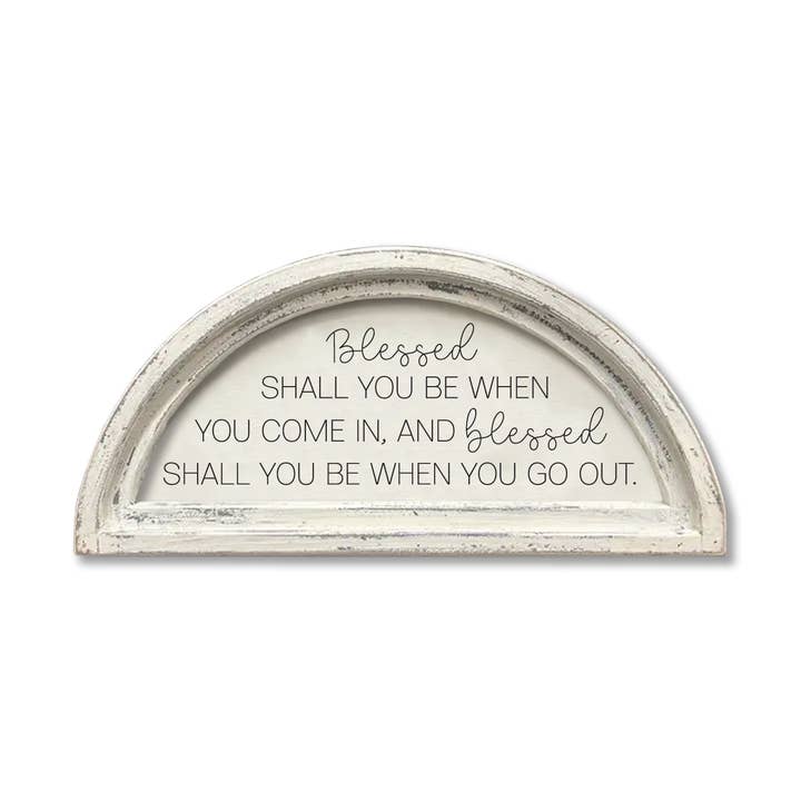 GERAHMTE LEINWAND GESEGNET SEI, WENN DU KOMMST UND GEHST für den Großhandel von Jarmz Designs