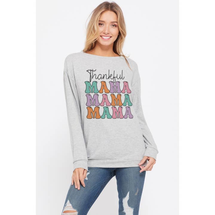 Sweatshirt doux à manches longues à imprimé Mini Spring pour la vente par Phil Love