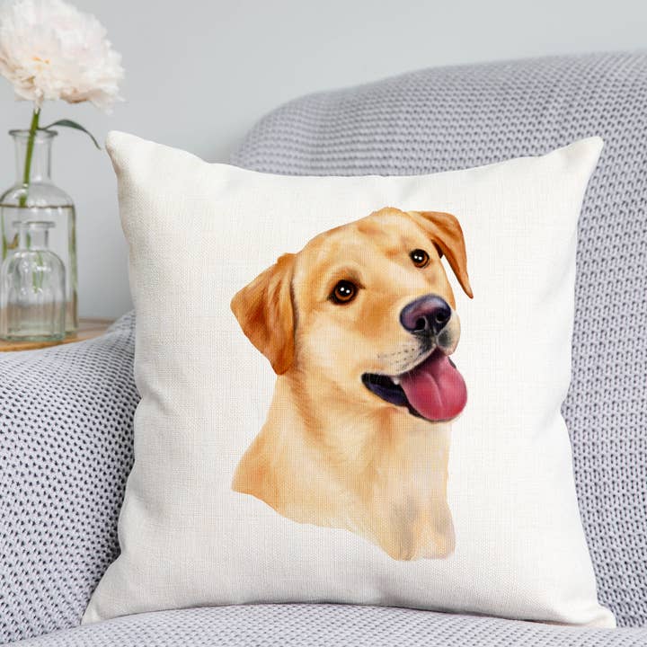 Labrador Cushion for wholesale by DoodlecardsBoutique