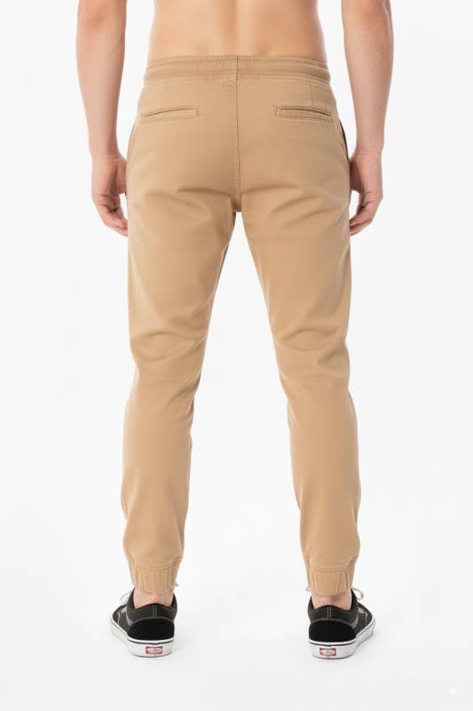 Cachi PANTALONI JOGGER IN TWILL DA UOMO in vendita all'ingrosso su Faire2