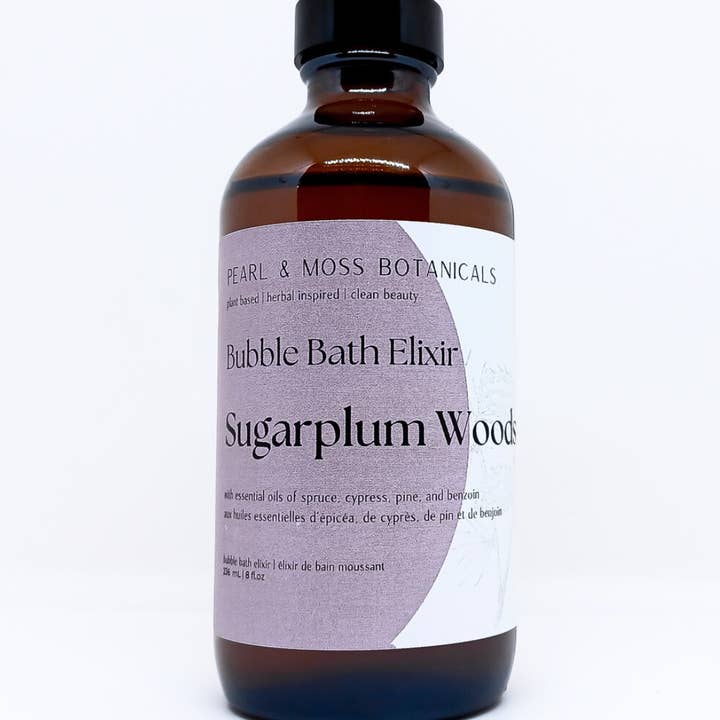 FW25 Bubble Bath Elixir - Sugarplum Woods for wholesale by Pearl & Moss Botanicals Inc.