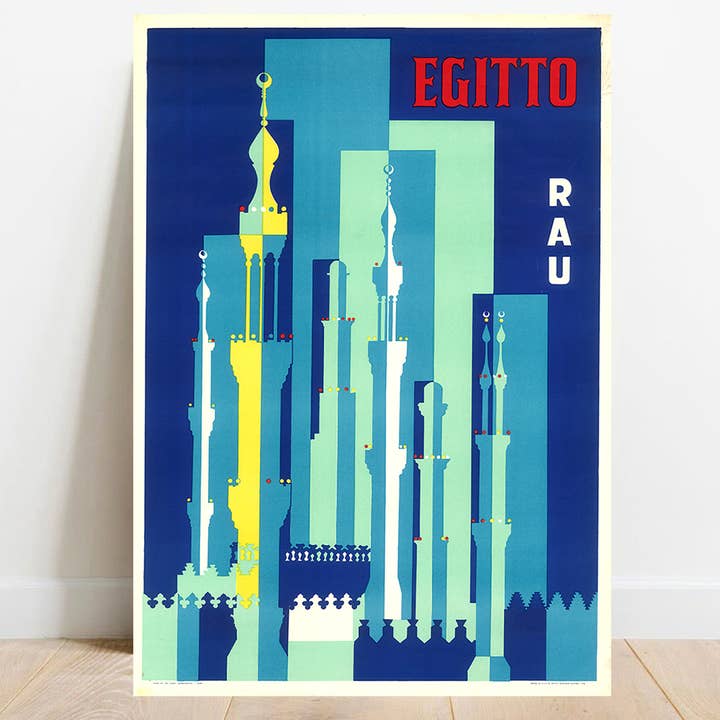 Vintage-Plakat UAR Ägypten 1962 für den Großhandel von wallartgallery