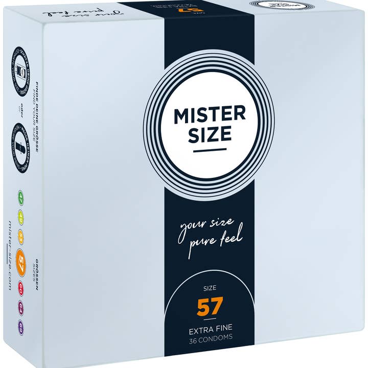 Mister Size Condom Size 57mm - L (36 Condoms) for wholesale by MISTER SIZE
