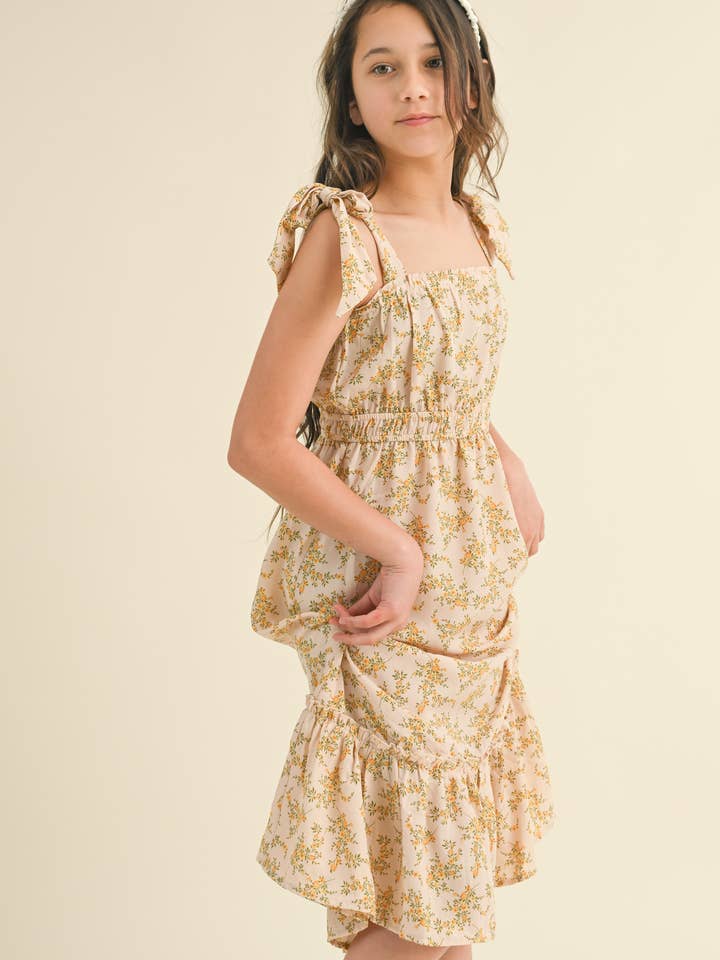 heart and arrow - Wholesale Dress - Kids - TWEEN GIRLS KIDS STRAPPY JULIETTE WAIST MIDI DRESS (7-12)