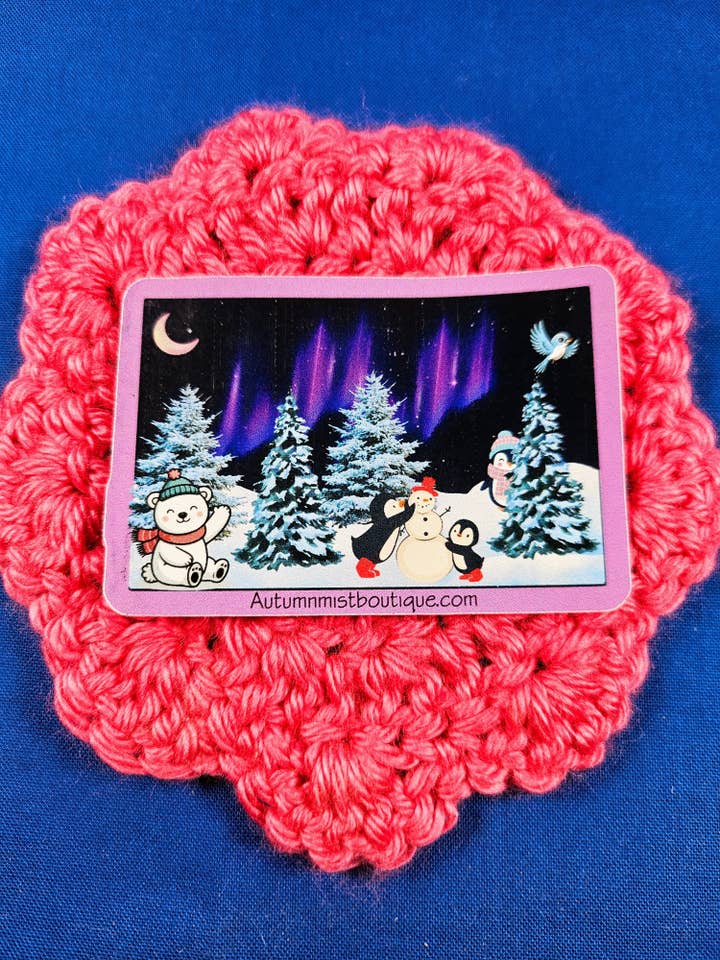 Winter Animal Sticker – Twilight Friends Aurora Design | Autumnmist Boutique for wholesale by Autumnmist Boutique