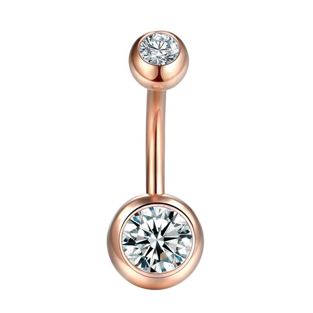 Gemscape UK - Wholesale Single Earring - Simple Piercing Jewellery: Body Piercing with rhinestones10