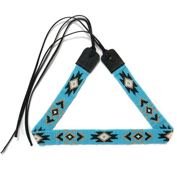 Diadema con cuentas hecha a mano para la cabeza o sombrero de la colección Southwestern para venta al por mayor de KANGURAH