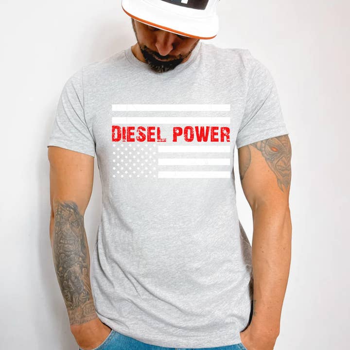 TEELUX - Wholesale Sublimation Transfer - (shirt not included) Diesel Power - Matte Clear Film Transfer