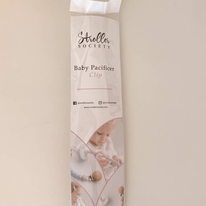 Stroller Society - Wholesale Pacifier Clip - Baby - Pacifier Clip - Pink and Blue4