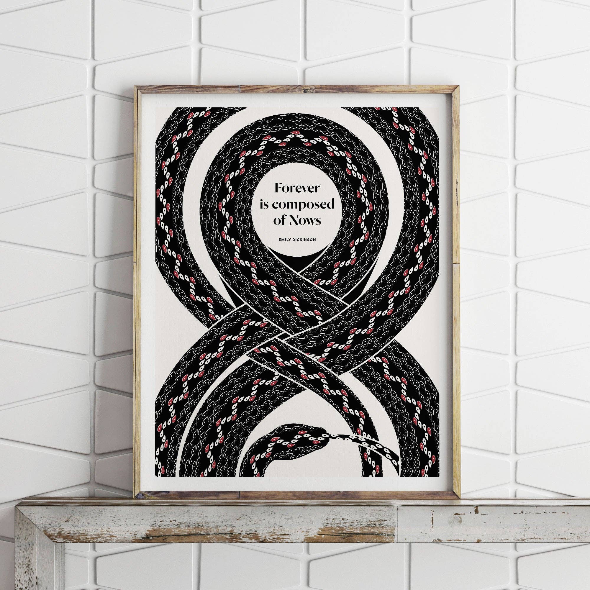 Obvious State - Wholesale Art Print - Emily Dickinson 11x14 Art Print "Forever"1