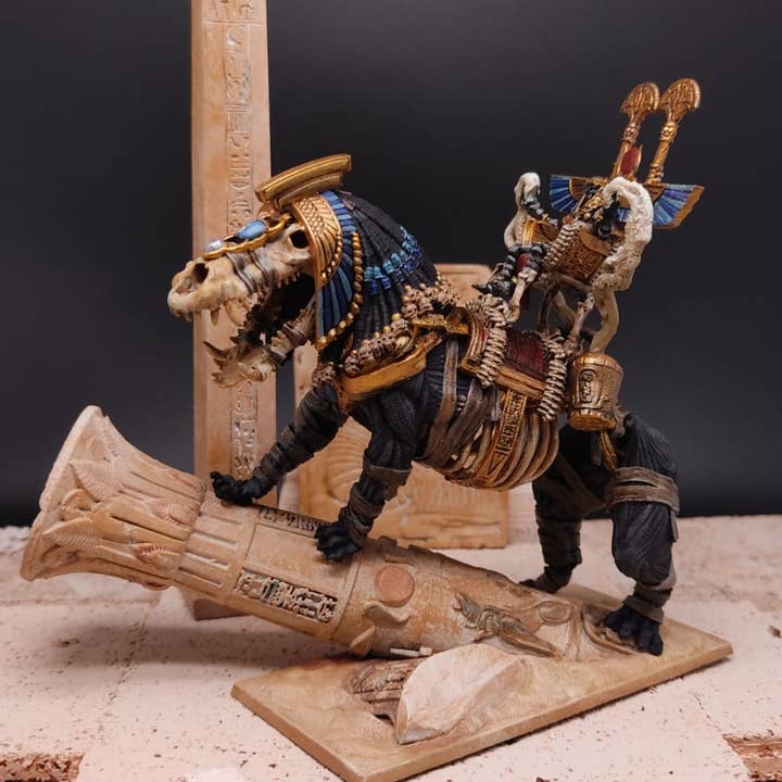 Tomb king on Sphinx for wholesale by Forg3d