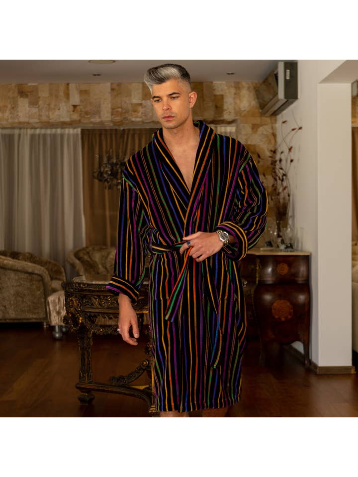 Bown Of London - Wholesale Robe - Men's - Men's Dressing Gown - Mozart (3XL, 4XL)