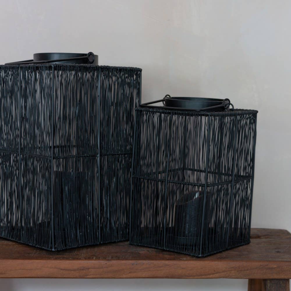 EARTHWARE - Wholesale Lantern - Black windlight Eros S2